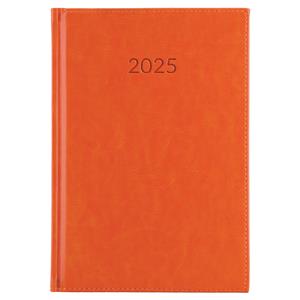 Diár LIBRA týždenný A5 2025 český - oranžová