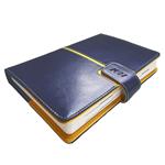 Diár MAGNETIC denný A5 2027 český - tmavo modrá/žltá