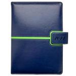 Diár MAGNETIC denný B6 2027 - tmavo modrá/zelená