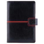 Diár MAGNETIC týždenný A5 2025 polský - čierna/červená