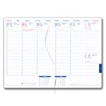 Diár MAGNETIC týždenný A5 2025 slovenský - fialová/ružová