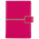 Diár MAGNETIC týždenný A5 2026 - ružová/zelená