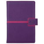Diár MAGNETIC týždenný A5 2027 polský - fialová/ružova