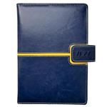 Diár MAGNETIC týždenný A5 2027 polský - tmavo modrá/žltá