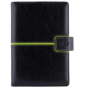 Diár MAGNETIC týždenný A5 2027 slovenský - čierna/zelená