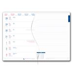 Diár MAGNETIC týždenný špeciál A5 2027 - čierna/biela