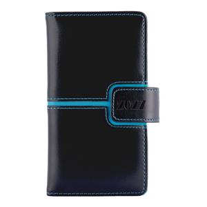 Diár MAGNETIC týždenný vreckový 2027 český - čierna/tyrkysová