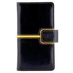 Diár MAGNETIC týždenný vreckový 2027 polský - čierna/žltá