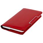 Diár METALIC týždenný vreckový 2025 slovenský - červená