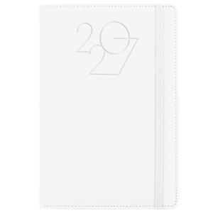 Diár POLY denný A5 2027 český - biely