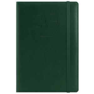 Diár POLY denný A5 2027 slovenský - tmavo zelená