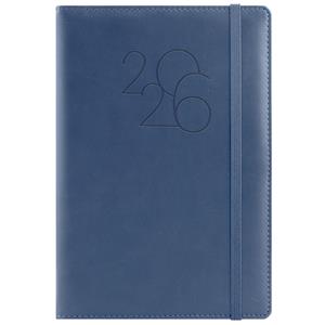 Diár POLY týždenný A5 2026 slovenský český - tmavo modrá