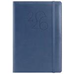 Diár POLY týždenný A5 2026 slovenský český - tmavo modrá