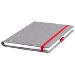 Diár POLY týždenný A5 2026 slovenský polský - sivá/červená gumička