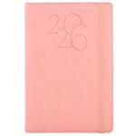 Diár POLY týždenný A5 2026 - svetlo ružová