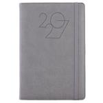 Diár POLY týždenný A5 2027 český - sivá