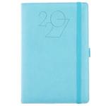 Diár POLY týždenný A5 2027 český - svetlo modrá