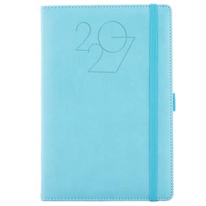 Diár POLY týždenný A5 2027 slovenský - svetlo modrá