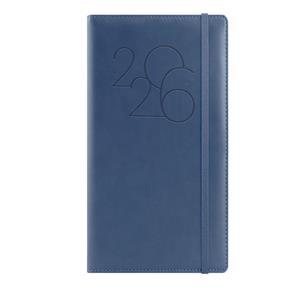 Diár POLY týždenný vreckový 2026 český - tmavo modrá