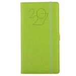 Diár POLY týždenný vreckový 2027 český - svetlo zelená