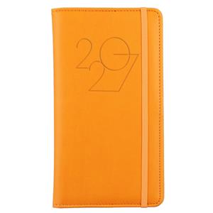 Diár POLY týždenný vreckový 2027 polský - oranžová