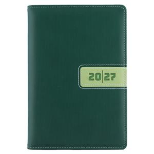 Diár RIGA týždenný A5 2027 český - zelená