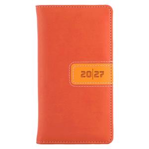 Diár RIGA týždenný vreckový 2027 slovenský - oranžová