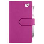 Diár SPLIT CRYSTAL týždenný vreckový 2027 polský - fuchsiová