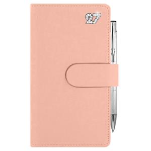 Diár SPLIT CRYSTAL týždenný vreckový 2027 polský - svetlo ružová