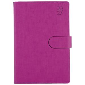 Diár SPLIT denný A5 2027 český - fuchsiová