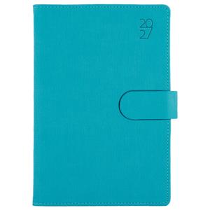 Diár SPLIT denný B6 2027 polský - tyrkysová