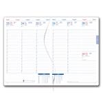 Diár SPLIT týždenný A5 2027 český - modrá