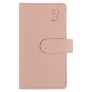 Diár SPLIT týždenný vreckový 2027 polský - svetlo ružová