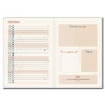 Diár týždenný B6 2026 Lunárny diár Luna s gumičkou