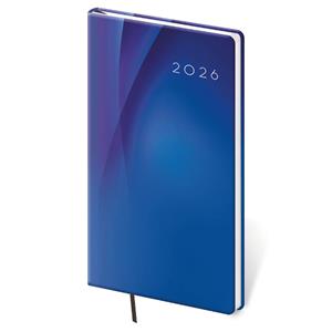 Diár týždenný vreckový 2026 Vario - Blue Design