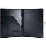 GEP DESIGN konferenčné dosky v darčekovej krabičke čiernej - Líška so štvorčekovým blokom blokom - recyklovaná koženka