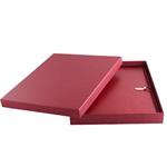 GEP konferenčné dosky v darčekove krabičke bordó s linkovaným blokom