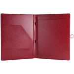 GEP konferenčné dosky v darčekove krabičke bordó so štvorčekovým blokom