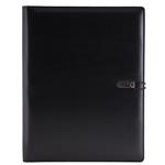 GEP konferenčné dosky v darčekove krabičke čierne s linkovaným blokom - recyklovaná koženka