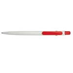 Guľôčkové pero Bravo - biela - červená