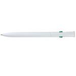 Guľôčkové pero Hirta - biela - zelená
