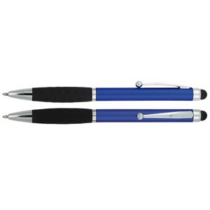 Guľôčkové pero Izzie - modrá - čierna