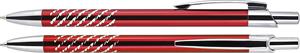Guľôčkové pero Latina - červená