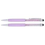 Hliníkové guľôčkové pero Puffin - ružová