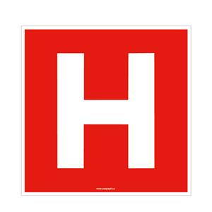 Hydrant - bezpečnostní tabulka, samolepka 200x200 mm