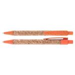 Korkové guličkové pero Corky - oranžová