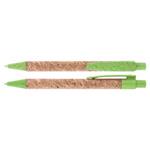 Korkové guličkové pero Corky - zelená