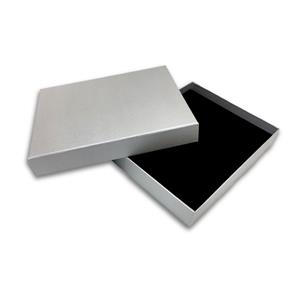Krabička LUX s víkem - stříbrná 200 x 250 mm
