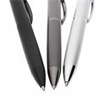 Luxusné kovové guličkové pero Helena - strieborná matná