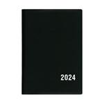 Mesačný diár 2024 Anežka PVC vreckový - Čierná